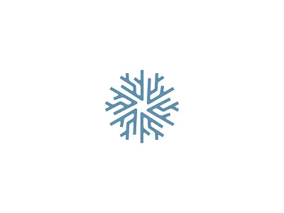 Ice Coral branding cold coral flake ice identity illustration logo minimal nature ocean pattern plant sea simple snow symmetry underwater water