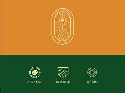 Sinar Coffee Logo Design branding design graphic design illustration logo vector