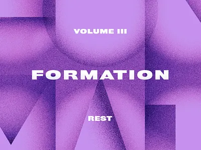 Formation Vol III: Rest bible church cross illustration jesus knoxville rest tennessee type typography