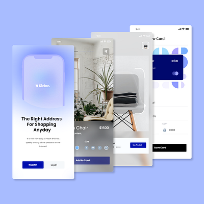 Kleine. branding design flat illustration illustrator minimal ui