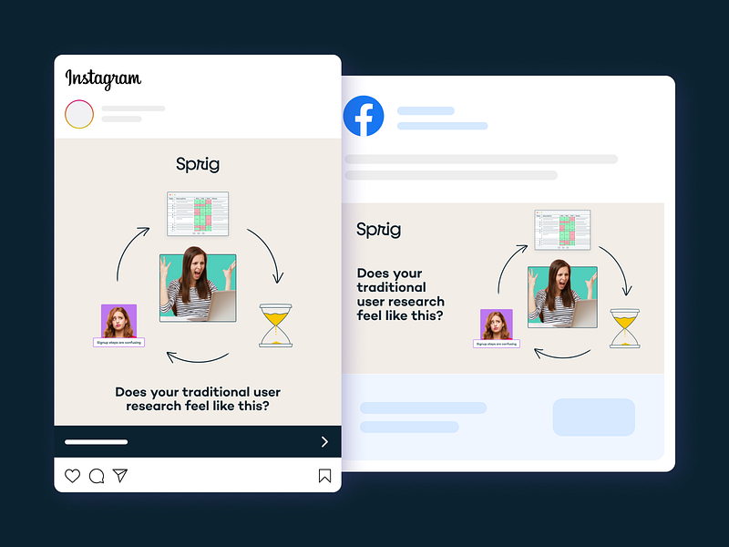 Sprig - Social Media Ads ppc design