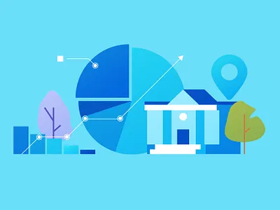 Survey illustration studies survey town