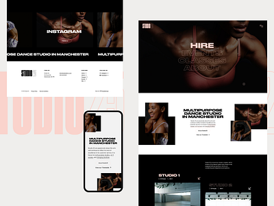 Studio25: Homepage branding clean design iphone logo minimal mobile responsive ui ux web website