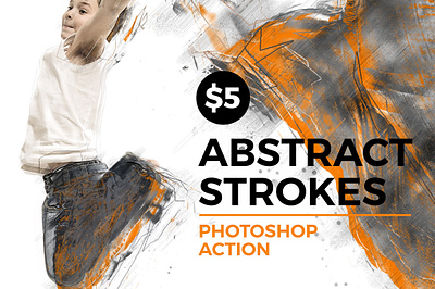 Abstract Strokes Photoshop Action abstract action best ccol cinema clear photography photoshop profession quality retouch smart strokes