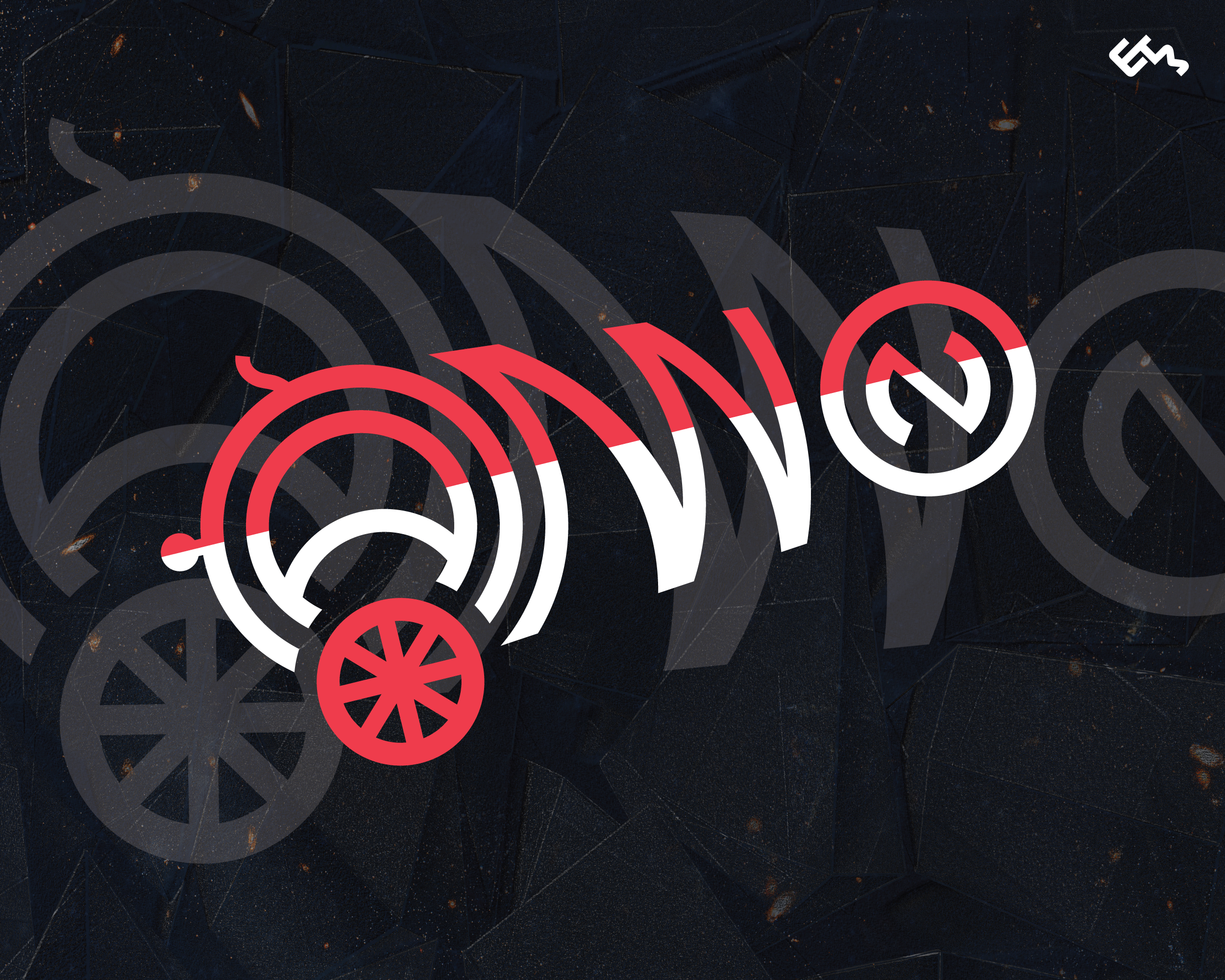 Cannon - Dark Typography art cannon cannon logo canon creative typography dark design etctobeyond graphic design illustration logo modern modern typography red sketch typo typography typography design vector white