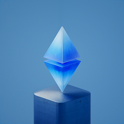 ETH100-029 3d blender branding btc cryptal eth ethereum illustration logo nft vuesax wantline