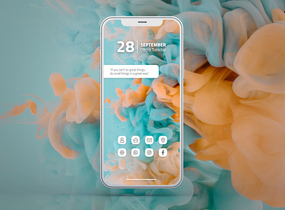 Dribbble Weekly Warm-Up | Phone Background challenge design dribbble dribbblechallenge dribbbleweeklywarmup graphic design interface iphone ui uiux