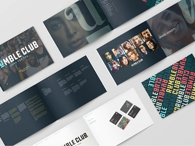 Rumble Club Brand Guidelines brand guidelines brand identity brand style guide branding cannabis graphic design logo oklahoma print design typography visual identity