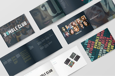 Rumble Club Brand Guidelines brand guidelines brand identity brand style guide branding cannabis graphic design logo oklahoma print design typography visual identity