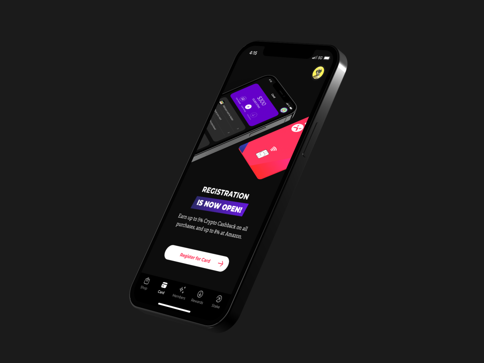 Soon 👀 bank banking credit card crypto crypto currency debit card finance fintech ui