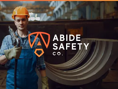 Abide Safety Co. Branding abide blue collar brand identity branding construction graphic design logo nebraska osha safety visual identity