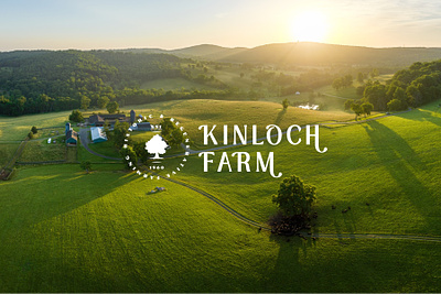 Kinloch Farm Logo agriculture beef brand identity brand mockup branding farm food graphic design logo outdoor typography visual identity