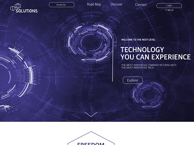 A sleek site for your tech needs design graphic design ui ux vector