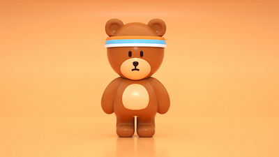 Little bear design illustration