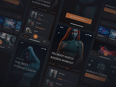Body-Building branding design graphic design illustration typography ui ux