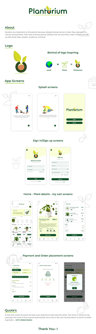 Plantorium- Plant App global warming go green illustration logo plant app typography ui ui interface uiux designer