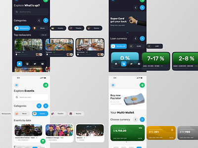 Electrum 3d banking booking concept credit dribbble finance fintech georgia loan mobile motion neobank product research shop smart ui ux wallet