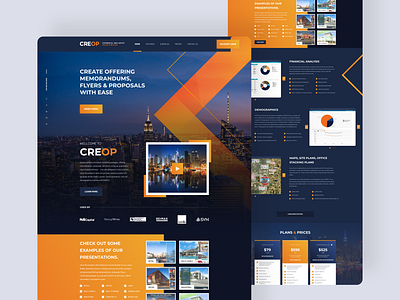 CREOP - Comercial Real Estate Online Publisher web site