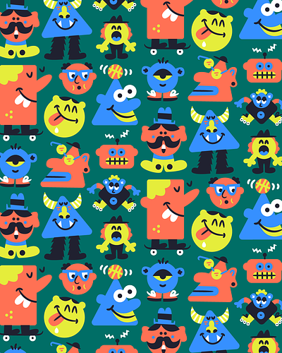 A collection of dudes 🙃 art character characterdesign design doodle fun illustration vector