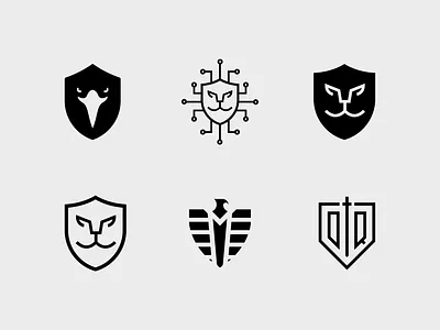Origin Quest Logos abedin joy brand guidelines brand identity brand strategy branding cyber cyber logo cyber security eagle logo lion king lion logo lock logo logo design logotype minimal logo privacy security shield typography