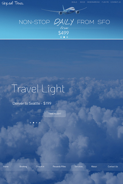 SkyLeaf Travel - 2020 app clean design ui ux