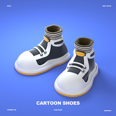 cartoon shoes 3d character design graphic design illustration ui