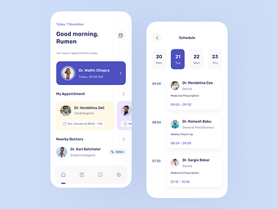 Medical App by HR Rumen on Dribbble