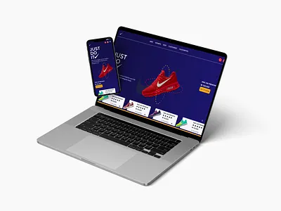 Nike-Landing Page da daily ui design figma minimalist nike ui ux web