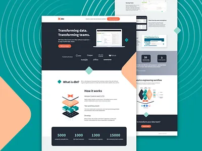 Development Framework Software | Landing Page analytics engineering
