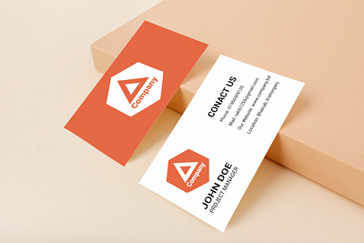 Business Card Design branding business card design design graphic design illustration logo modern business card modern visiting card design orange business card orange visiting card professional business card professional visiting card typography unique business card vector visiting card design