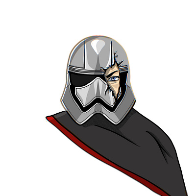 Captain Phasma captain phasma disney illustration procreate star wars