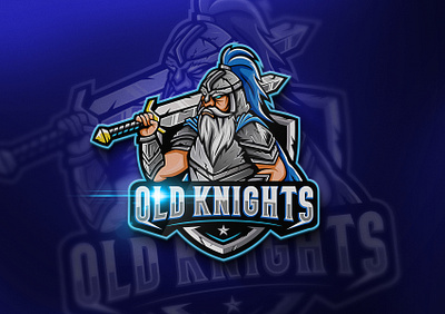 Old Knights armor logo character esport logo fighting game game logo graphic design helmet helmet logo illustration knight knight logo knight logo mascot logo logo sport mascot logo silver logo mascot sword logo sword logo mascot warrior logo