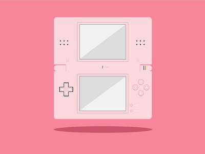 Nintendo DS Lite 3ds adobe illustrator design ds ds lite flatdesign gameboy gaming handheld illustration nds nds lite nintendo nintendo 3ds nintendo ds nintendo ds lite nintendo handheld wacom cintiq