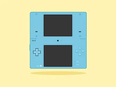 Nintendo DSi 3ds adobe illustrator design ds flatdesign gameboy gaming handheld illustration nds ndsi nintendo nintendo 3ds nintendo ds nintendo dsi nintendo handheld wacom cintiq