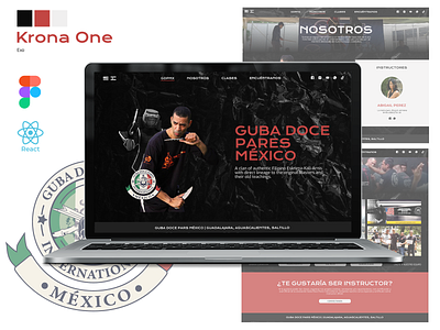 Guba Doce Pares Mx branding design figma react ui webdesign webdevelpment