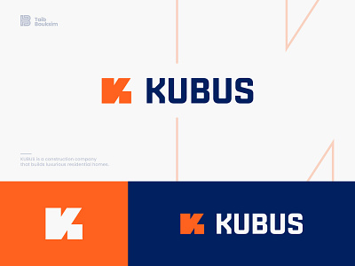 KUBUS Logo Concept bold logo brand branding building logo business logo construction logo dailylogochallange graphic design icon design identity identity branding identity design illustration k logo logo logocore startup logo vector