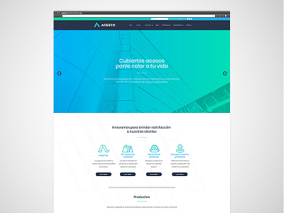 Acesco Web branding design interaction design ui ux web