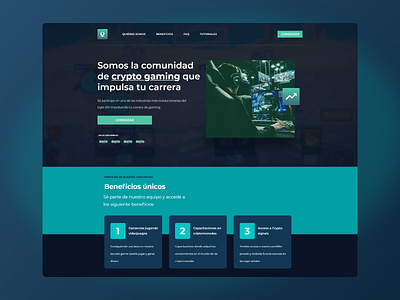 Game design community website design gaming ui ux web design
