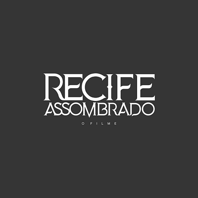 Recife Assombrado - O Filme branding design illustration logo typography