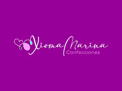 Logotipo Xioma Marina Confecciones bogotá branding design diseño grafico illustration logo publicidad vector venezuela