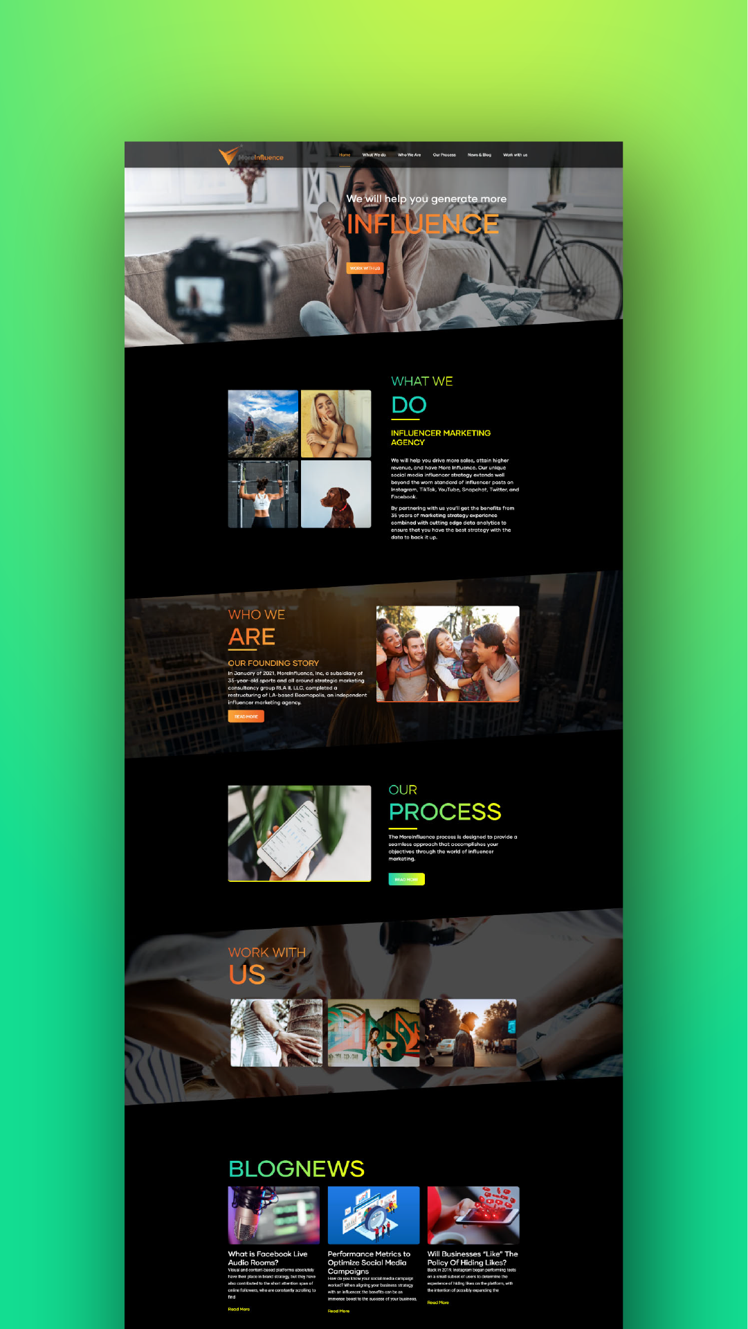 Wordpress Web Design - Elementor elementor webdesign wordpress