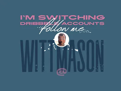 Dribbble account switch