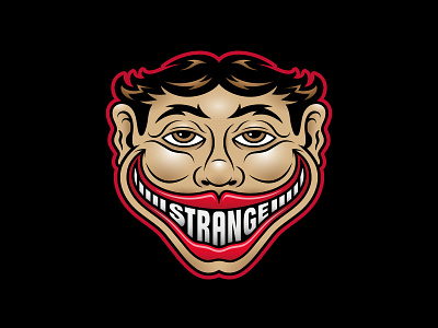 Willy Strange | Strange Coffee Co. bradford bradford design co branding clown coffee coffee branding coffee co cooney island creepy illustration strange strange coffee