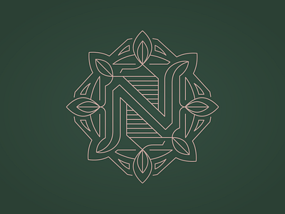 Natyra Luxury Skin Care | Logo Design balance beauty brand branding emerald green leaf logo mandala medallion monogram n natural nature package design packaging radiate rose gold skin care tree