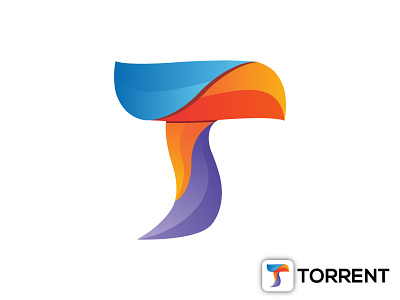 MODERN 'T' LOGO DESIGN brand identity colorful t logo creative logo design flat logo gradient t logo logo logo design minimal logo minimal t logo minimalist logo modern logo modrn t logo t app logo t icon t lettermark t logo t logotype