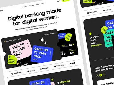 Payless Bank - Finance Landing Page bank business card cash clean credit debit exploration features finance financial money payment ui uidesign uxdesign web web design website