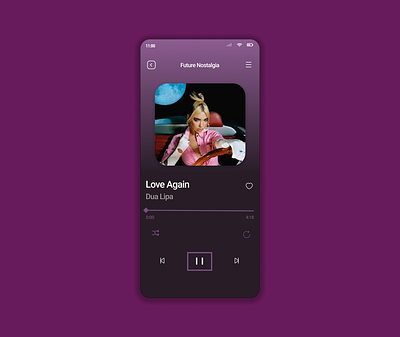 Music Player app design icon illustration ui ux