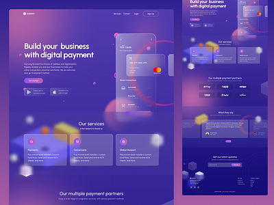 Glassmorphism UI Exploration animation app branding cards design finance galaxyweblinks glassmorphism icon illustration landing page logo payment ui ux vector web website