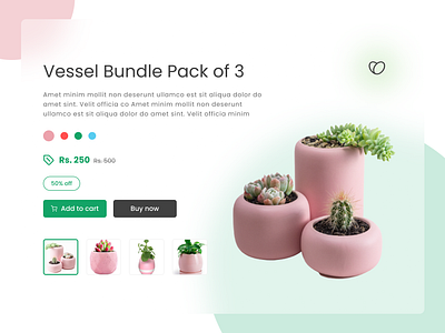 Plant Vase and Vessels! design ecommerce illustration nepal pink plant ui uidesign ux vase vector website