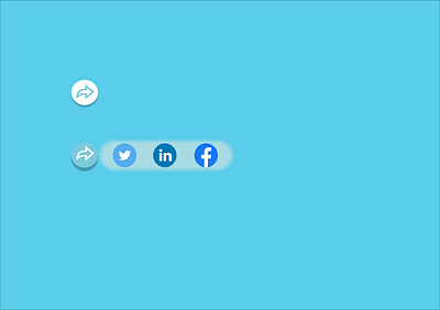 Social Share app design icon ui ux